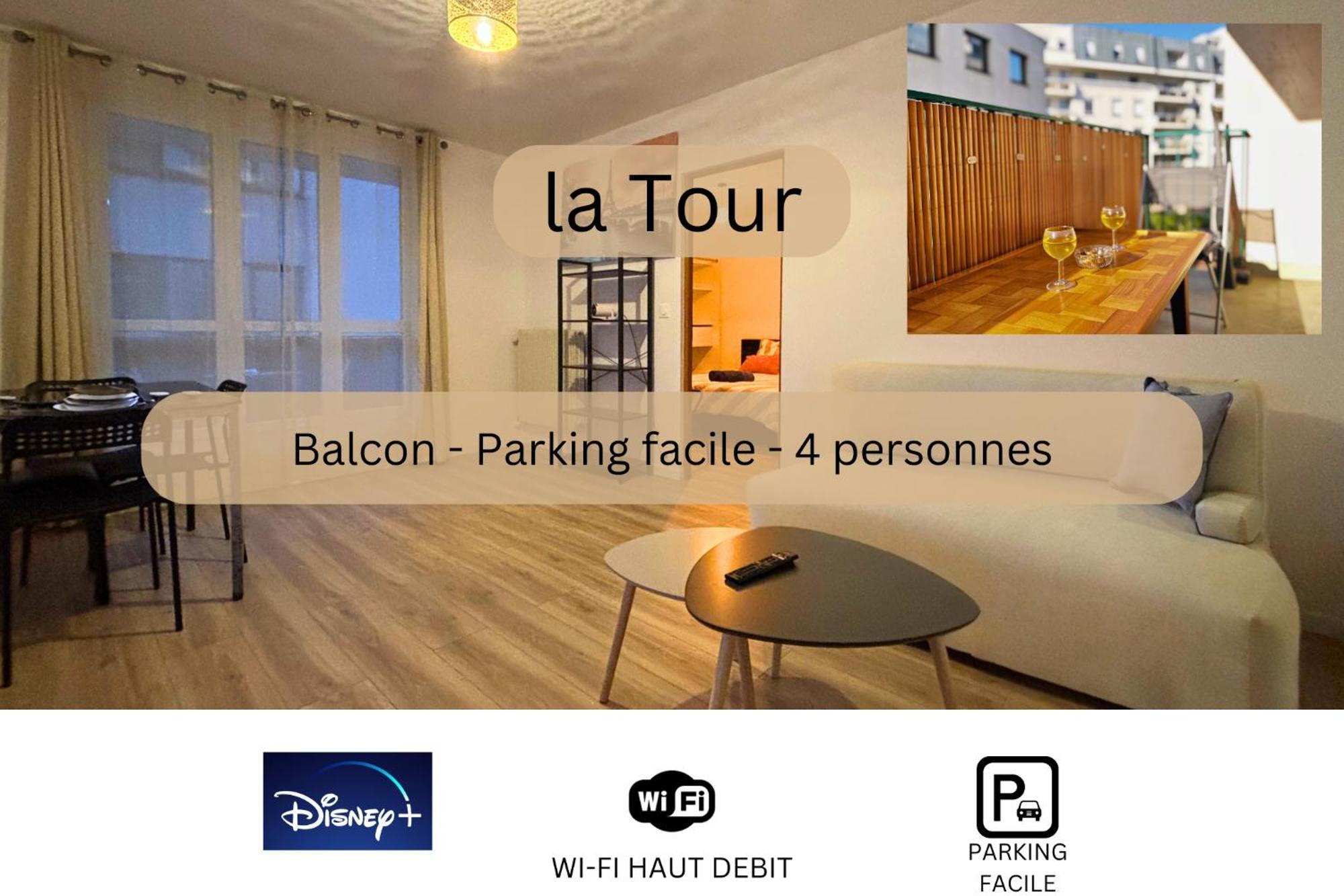 La Tour - Tout Confort - Hypercentre - Balcon #Sirdest Franconville  Extérieur photo